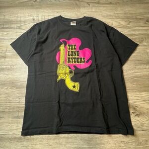 Gildan The Long Ryders T-Shirt Mens Large Black 2009 Tour Band Graphic Tee V51